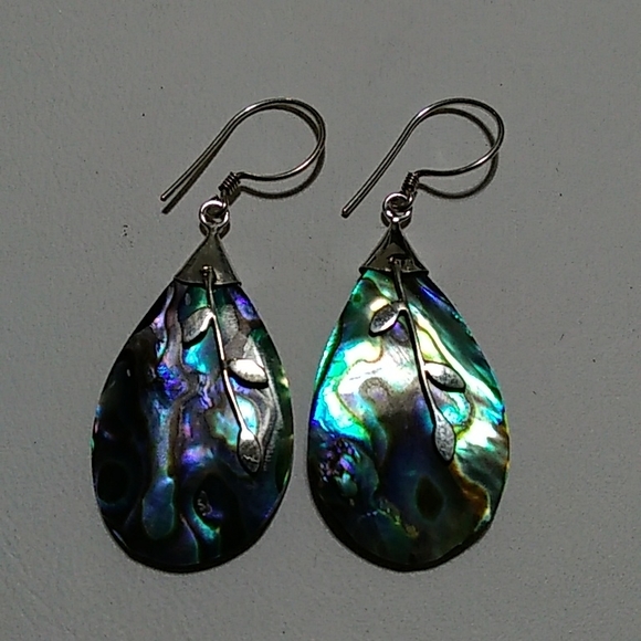 Abalone Earrings - Picture 1 of 4